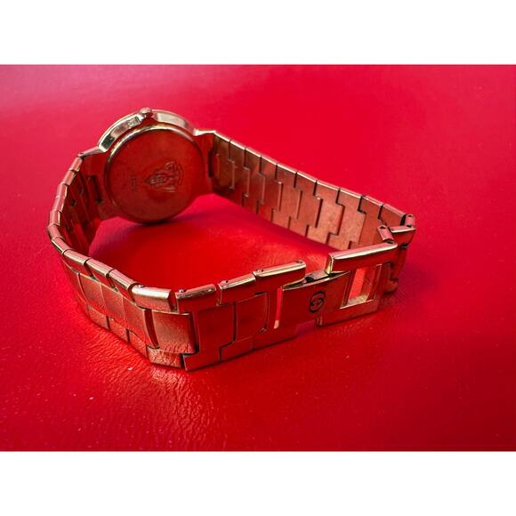 Gucci 3300M Swiss Made Gold Plate Pulp Fiction Winston Wolf Watch New Battery - Picture 11 of 16